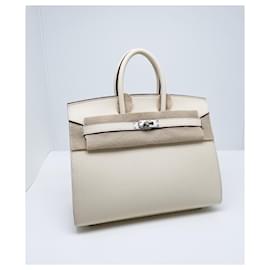 Hermès-Hermes Bikin BAG 25 cm-Eggshell