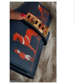 Hermès-MEDOR CLUTCH 29-Blue